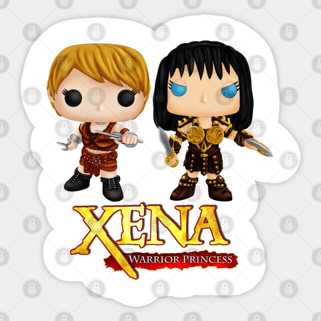 Xena and Gabrielle Sticker by DreamsOfPop